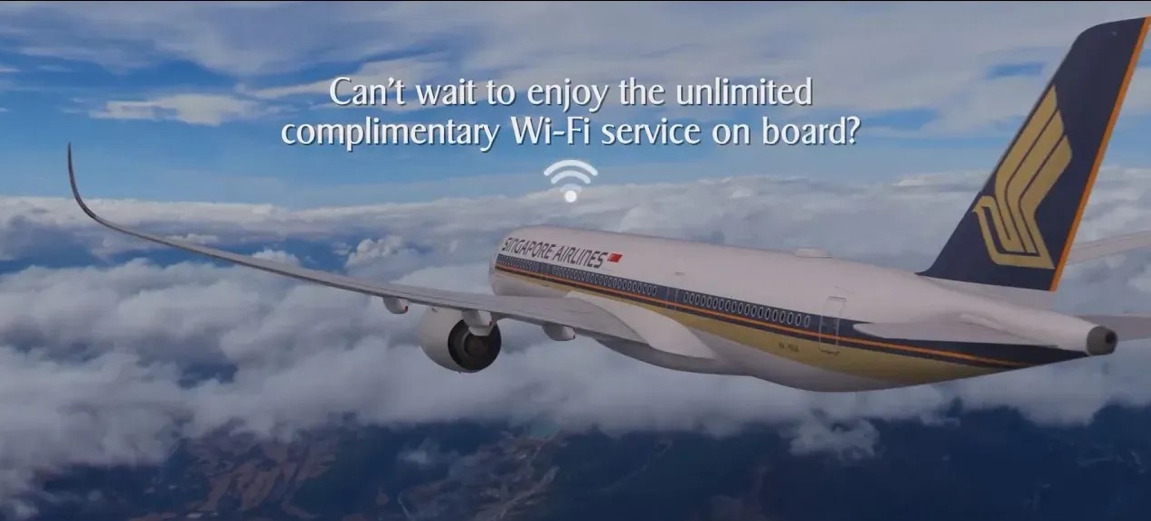 Enjoy free unlimited Wi-Fi across all cabin classes