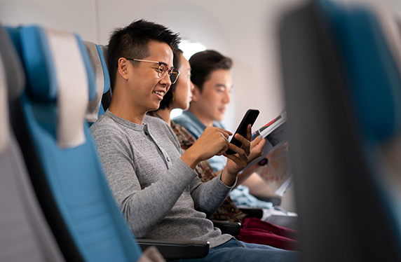 Exclusive Travel Perks - Complimentary inflight Wi-Fi