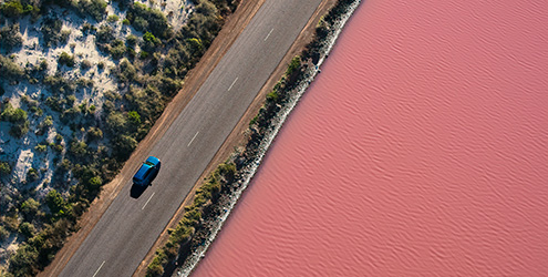 Hutt Lagoon, near Port Gregory