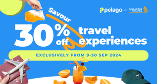 Pelago - 30% off sitewide redemption 