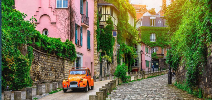 Montmartre in France