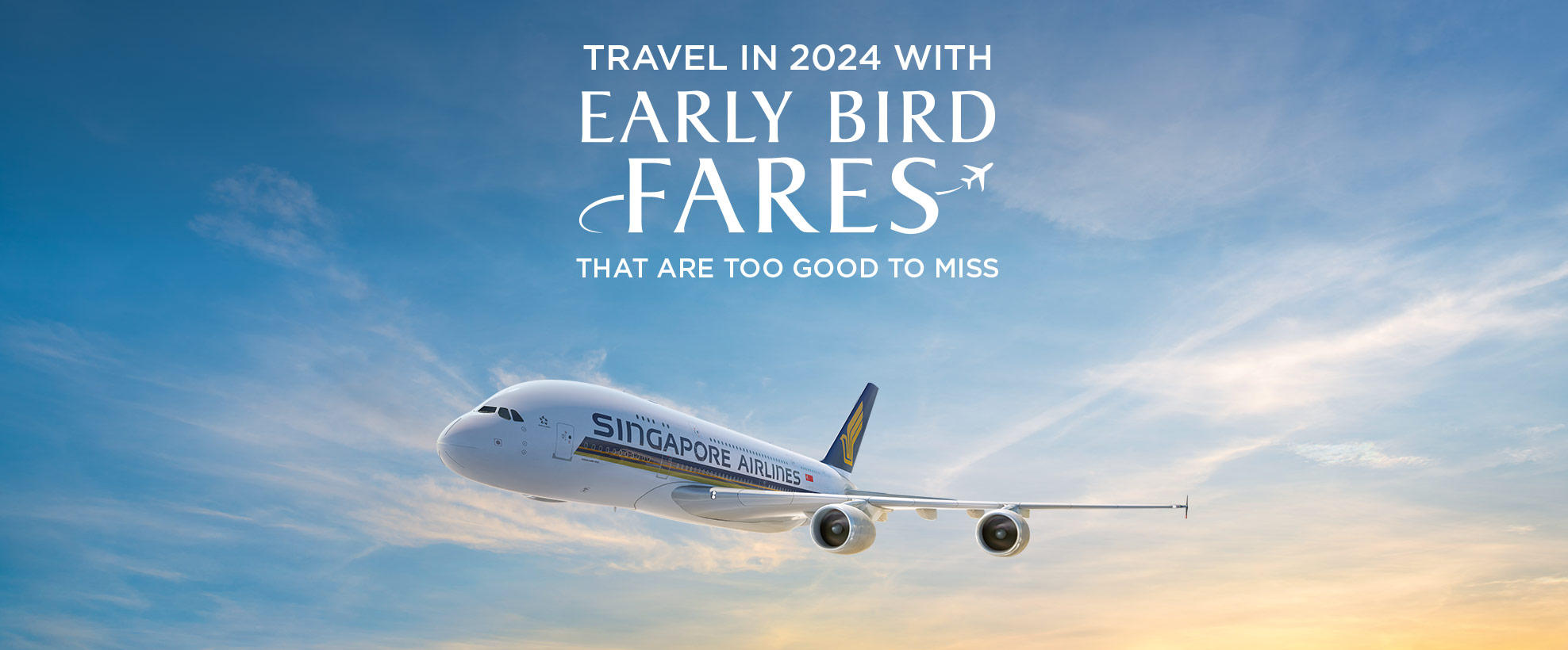 Early Bird Fares Flights from Australia Singapore Airlines